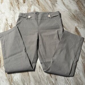 Joe Benbasset Black and White Striped Pants